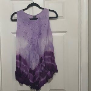 Seven Islands NY Purple Sleeveless Top